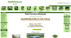 Desktop Screenshot of patiowholesale.com